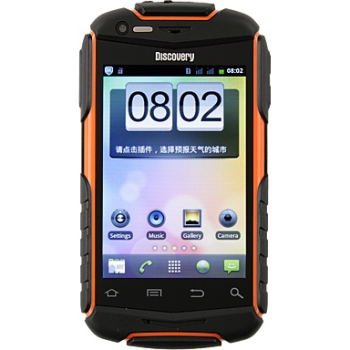 Защищенный смартфон Discovery v5 купить.Черно-оранжевый.Цена,отзывы,фото.