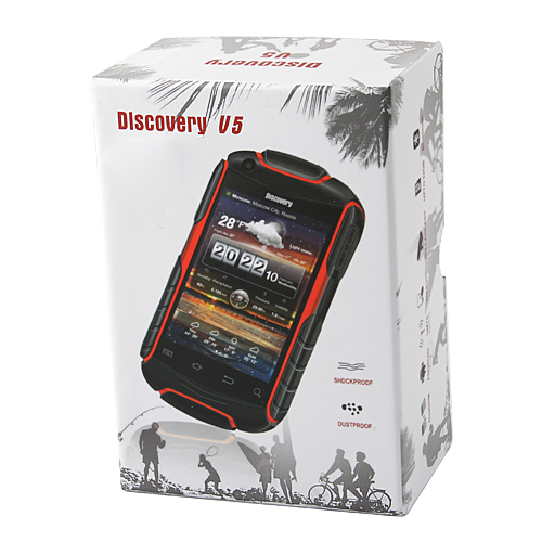 Защищенный смартфон Discovery v5 купить.Черно-оранжевый.Цена,отзывы,фото.