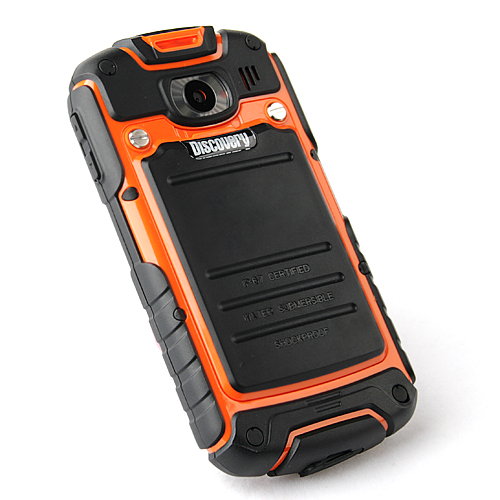 Защищенный смартфон Discovery v5 купить.Черно-оранжевый.Цена,отзывы,фото.